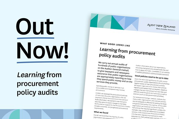 Procurement policy audits