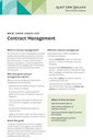 Contract management cover